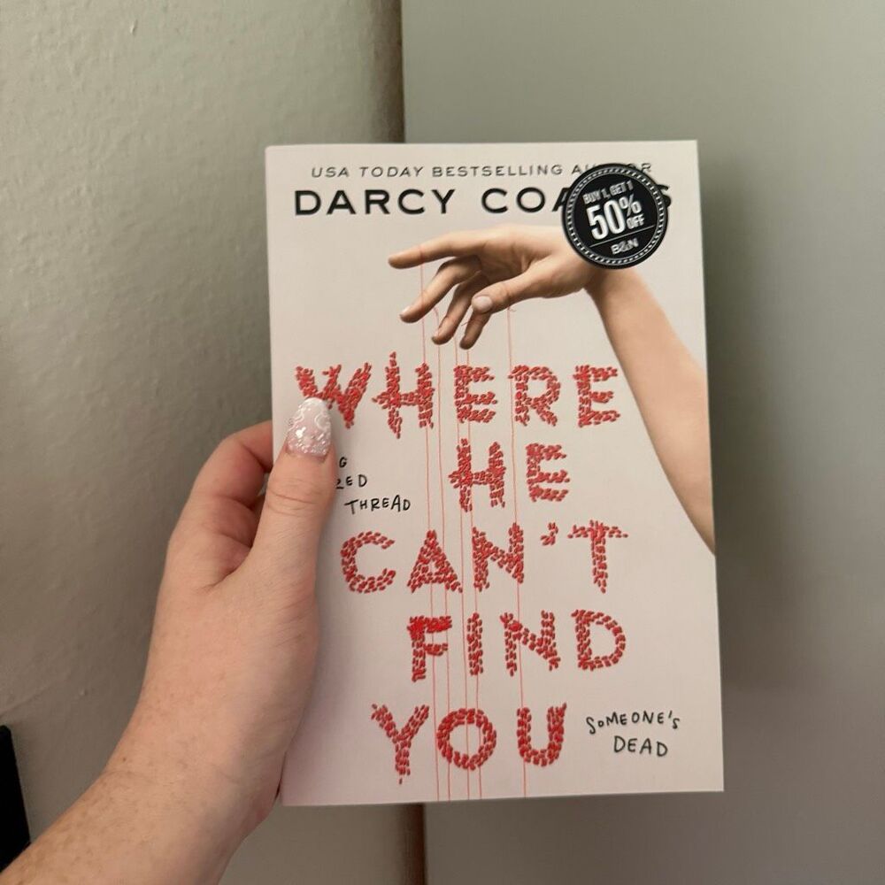 Where He Can’t Find You by Darcy Coates Paperback Book New